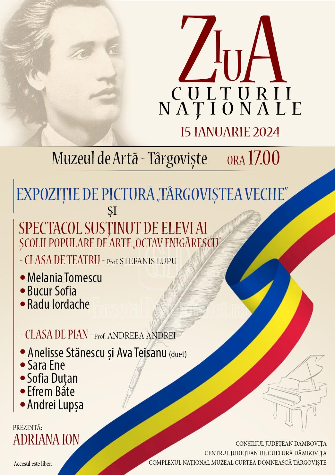 ziua culturii  nationale