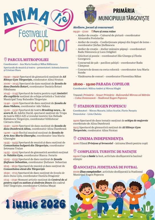 program cinema Independența
