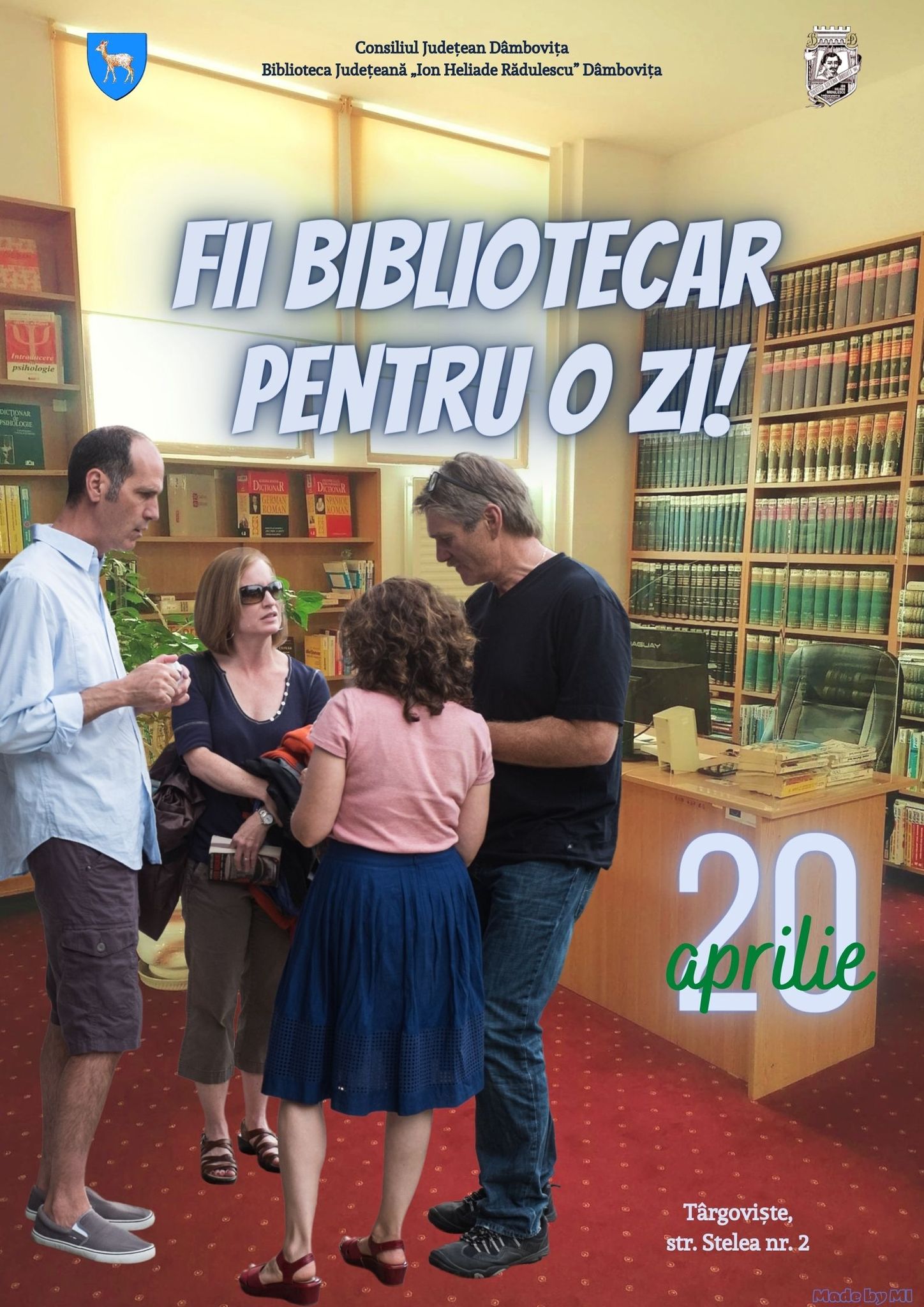 Afis Ziua Bibliotecarului