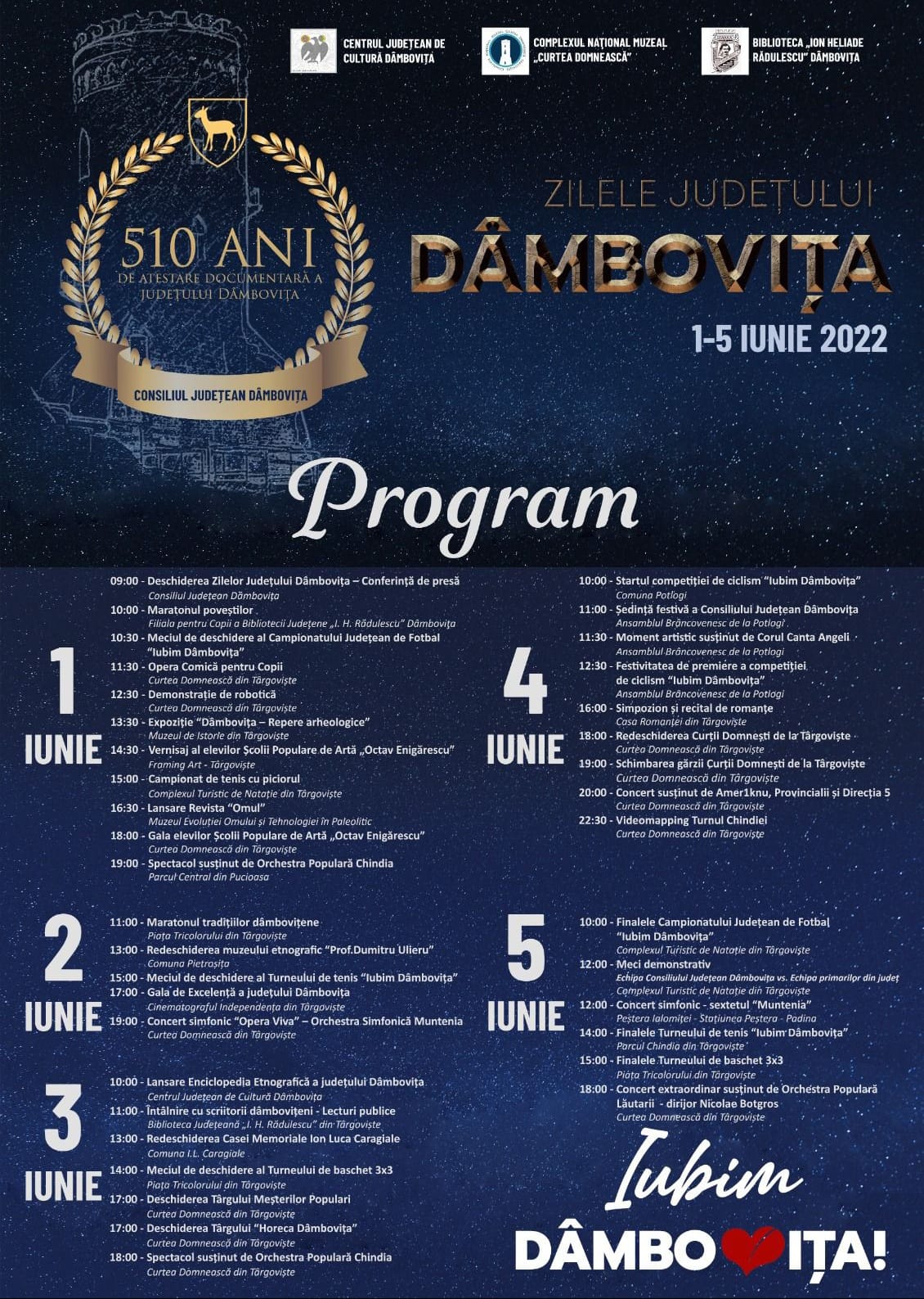 Program Zilele Dambovita